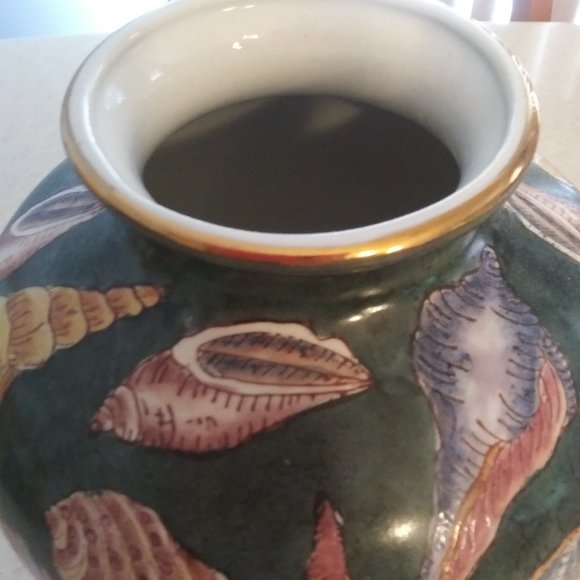 Seashell🐚Porcelain Vase🏺Center Piece - Picture 4 of 9